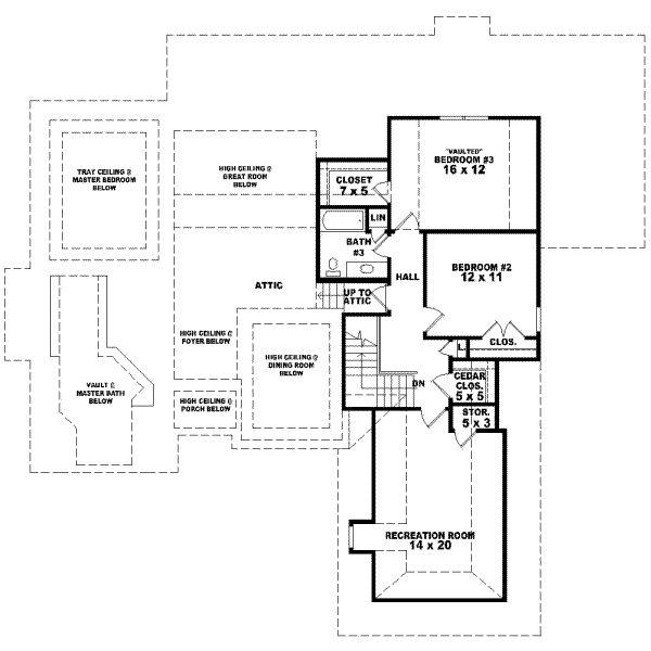 Upper/Second Floor Plan: 6-1029