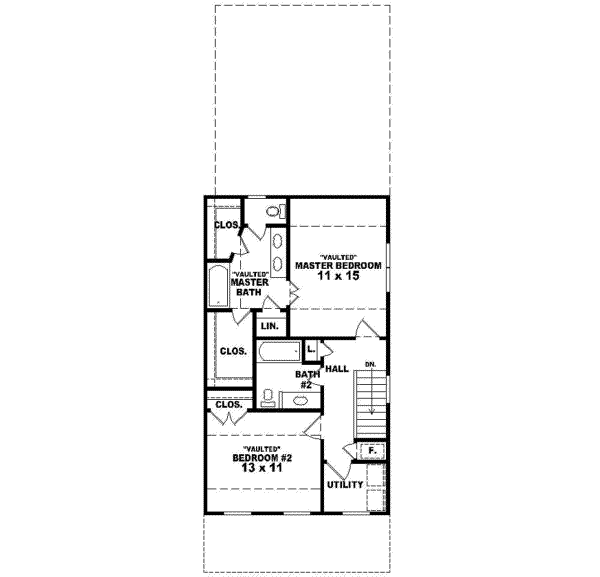 Upper/Second Floor Plan: 6-103