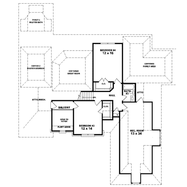 Upper/Second Floor Plan: 6-1031