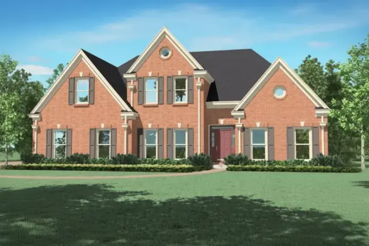 Southern Colonial house plans 6-1034 - front exterior, 2,962 sq ft, 4 bed, 3 bath house plans | Monster House Plans