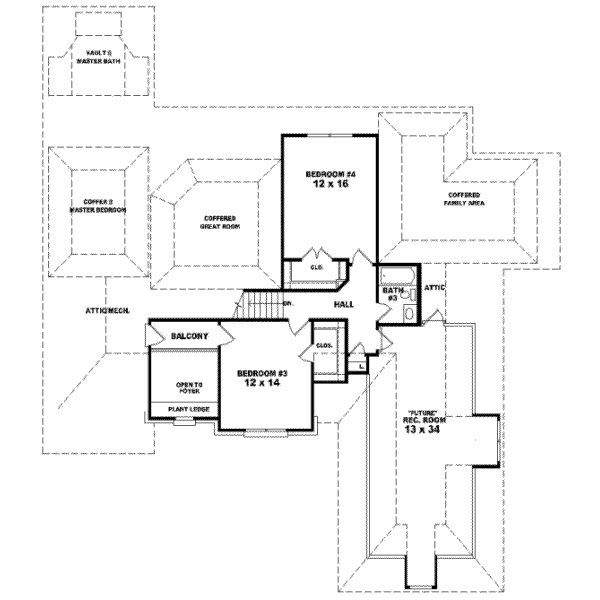 Upper/Second Floor Plan: 6-1035