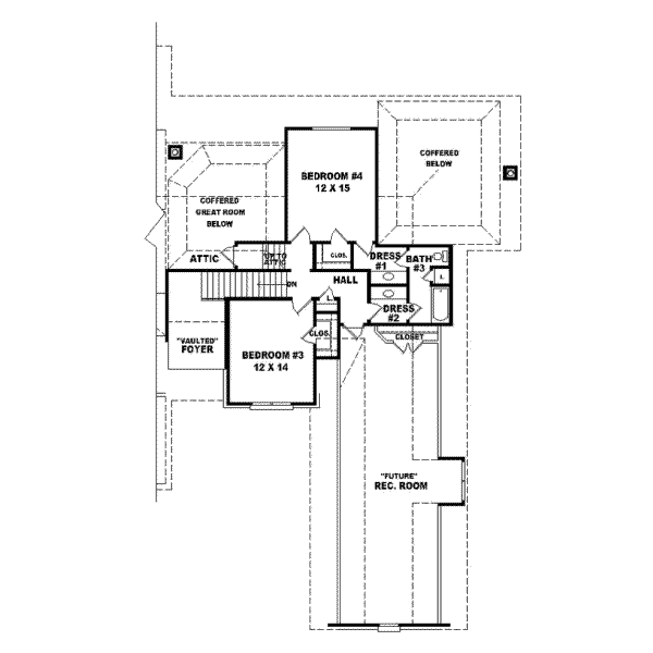 Upper/Second Floor Plan: 6-1037