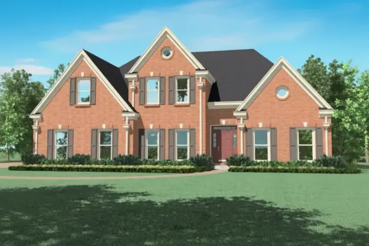 Southern Colonial house plans 6-1038 - front exterior, 3,339 sq ft, 4 bed, 3 bath house plans | Monster House Plans