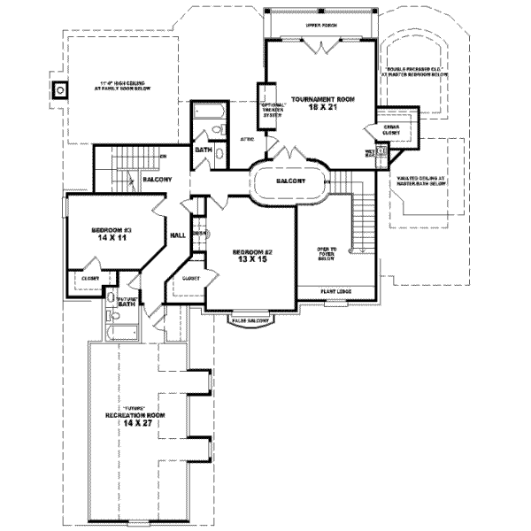 Upper/Second Floor Plan: 6-1042