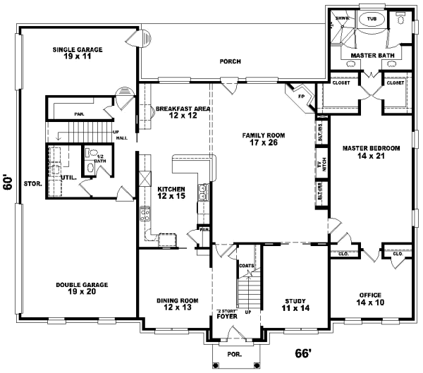 Main Floor Plan: 6-1046