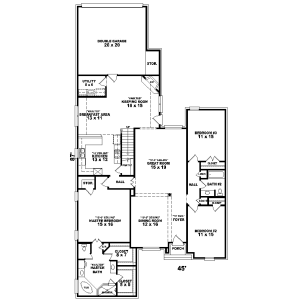 Main Floor Plan: 6-1047