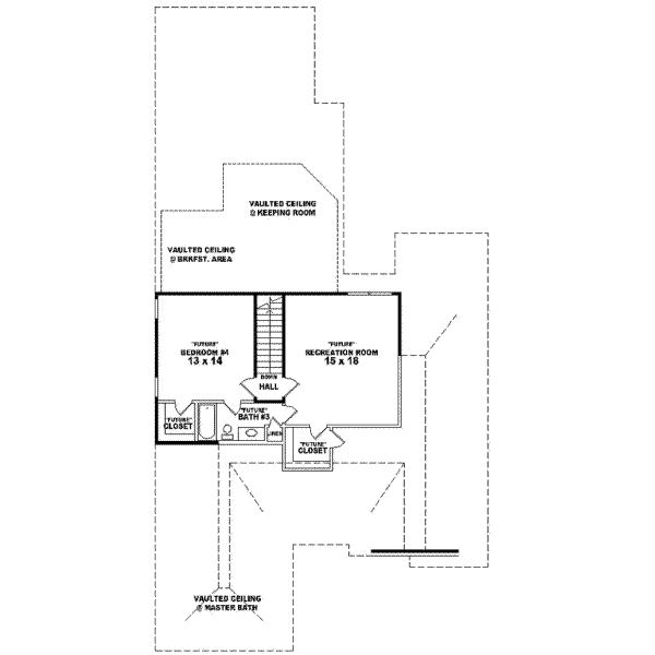 Upper/Second Floor Plan: 6-1047