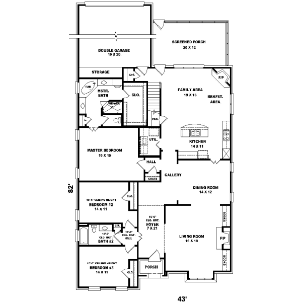 Main Floor Plan: 6-1049