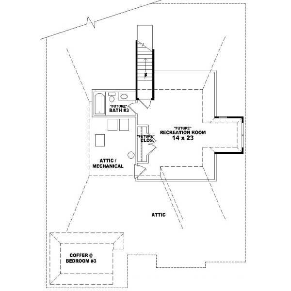 Upper/Second Floor Plan: 6-1051