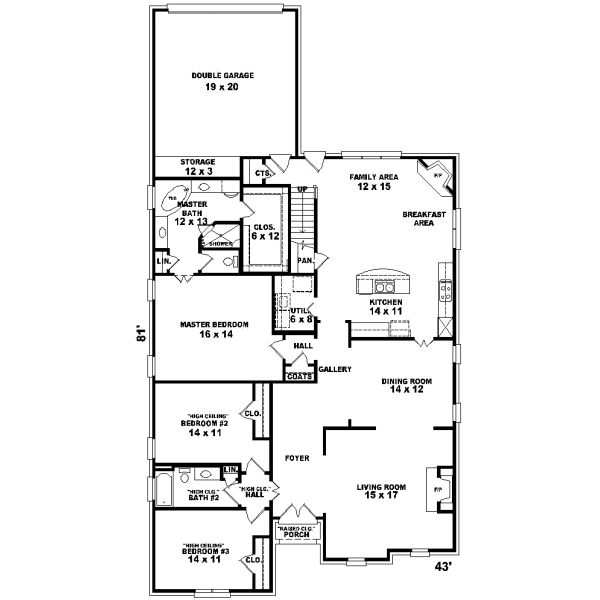 Main Floor Plan: 6-1052