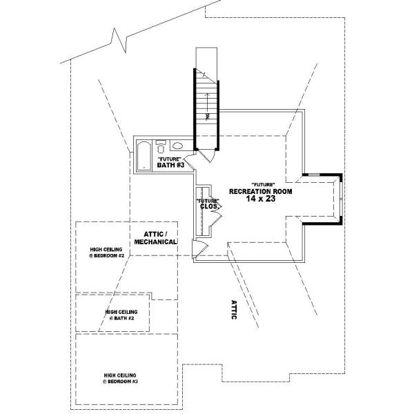 Upper/Second Floor Plan: 6-1052