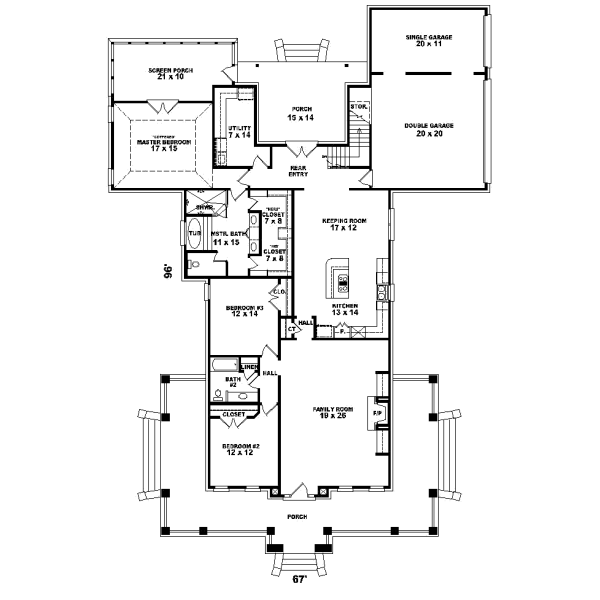 Main Floor Plan: 6-1053