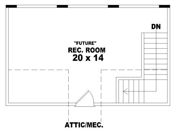 Upper/Second Floor Plan: 6-1053