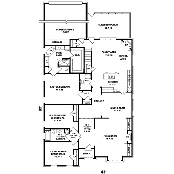 Main Floor Plan: 6-1055