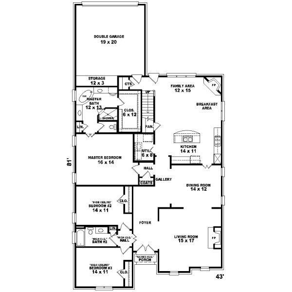 Main Floor Plan: 6-1058