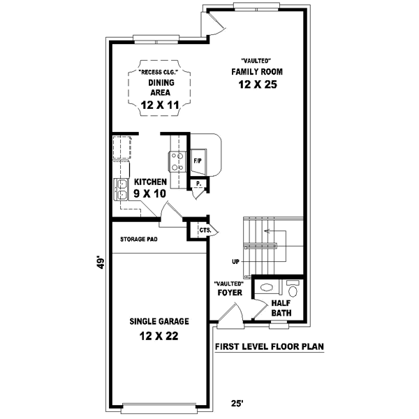 Main Floor Plan: 6-106