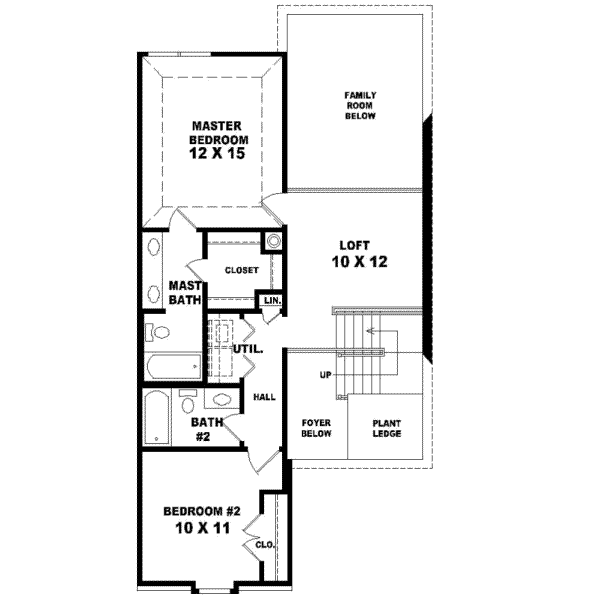 Upper/Second Floor Plan: 6-106