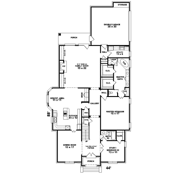 Main Floor Plan: 6-1066