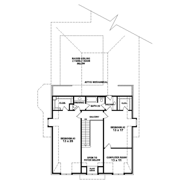 Upper/Second Floor Plan: 6-1066