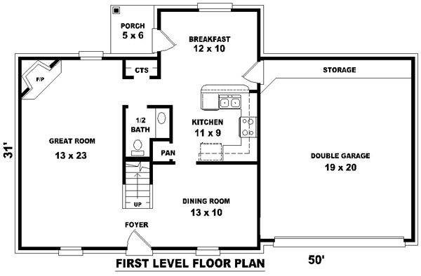 Main Floor Plan: 6-107