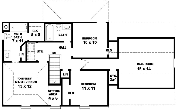 Upper/Second Floor Plan: 6-107