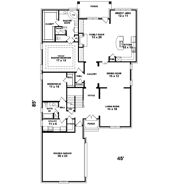 Main Floor Plan: 6-1071