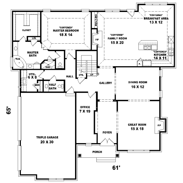 Main Floor Plan: 6-1072