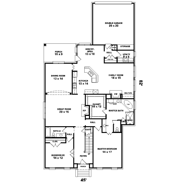 Main Floor Plan: 6-1073