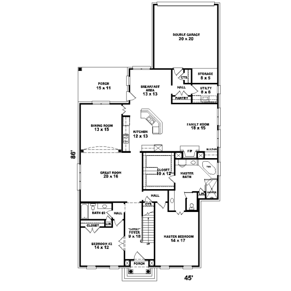 Main Floor Plan: 6-1074