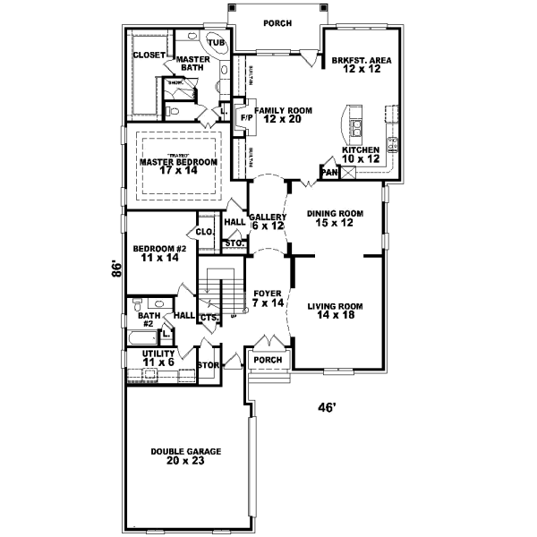 Main Floor Plan: 6-1075