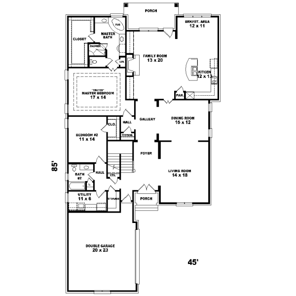 Main Floor Plan: 6-1076