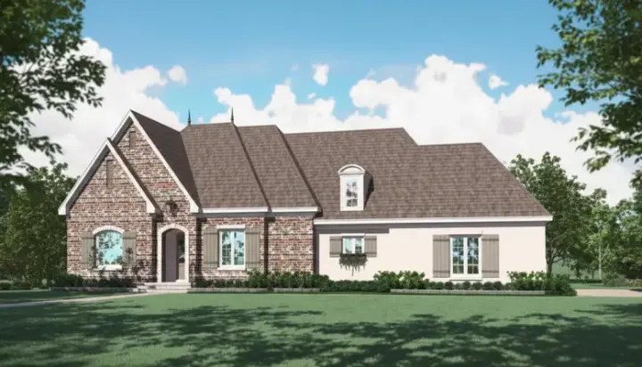 Traditional house plans 6-1078 - front exterior, 3,506 sq ft, 3 bed, 3 bath house plans | Monster House Plans