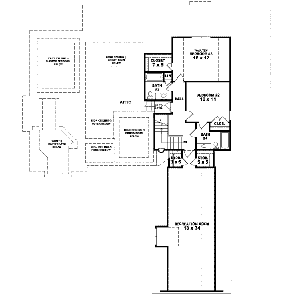 Upper/Second Floor Plan: 6-1079