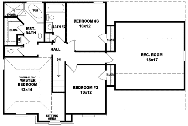 Upper/Second Floor Plan: 6-108