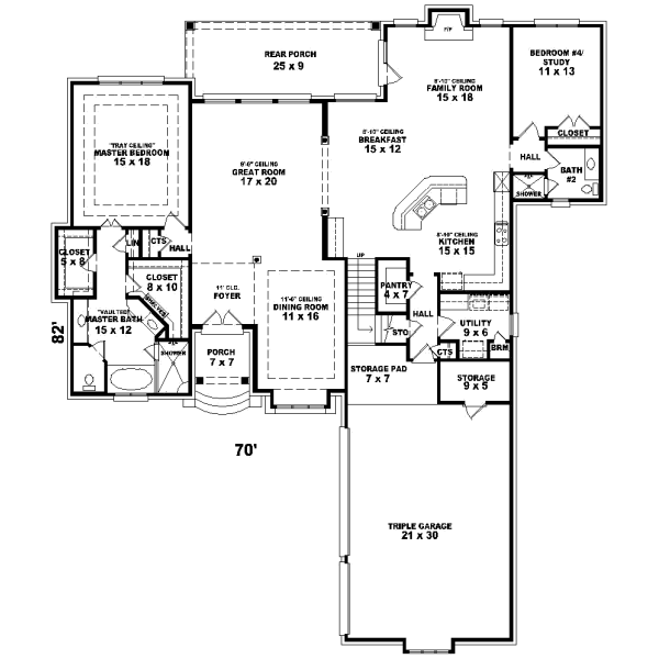 Main Floor Plan: 6-1080