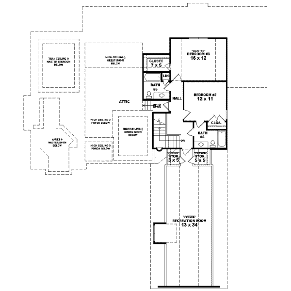 Upper/Second Floor Plan: 6-1081