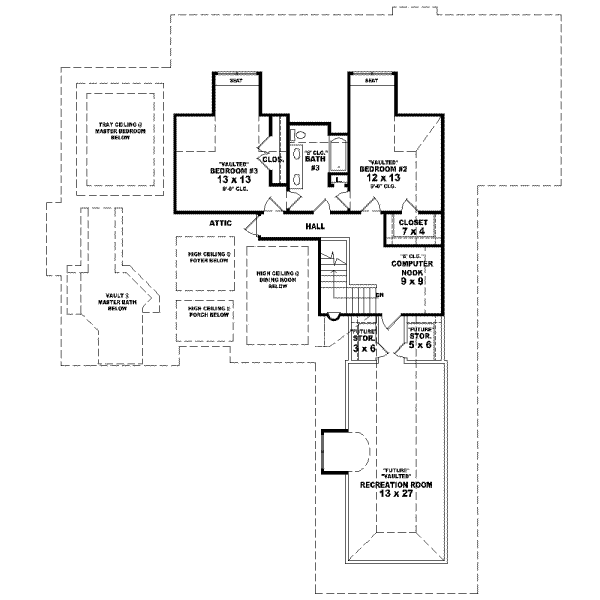 Upper/Second Floor Plan: 6-1083