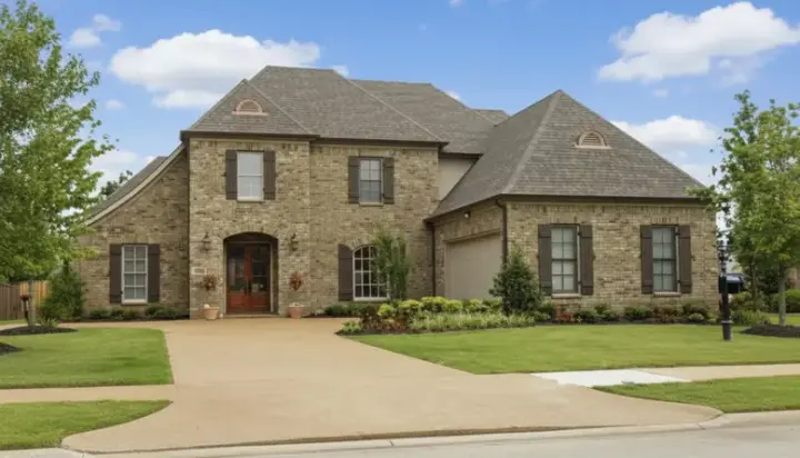 European house plans 6-1084 - front exterior, 3,539 sq ft, 4 bed, 3 bath house plans | Monster House Plans