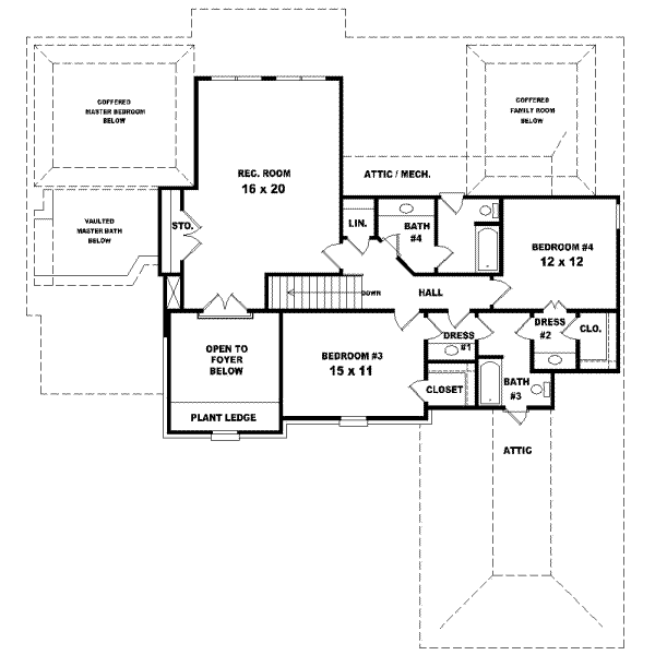 Upper/Second Floor Plan: 6-1085