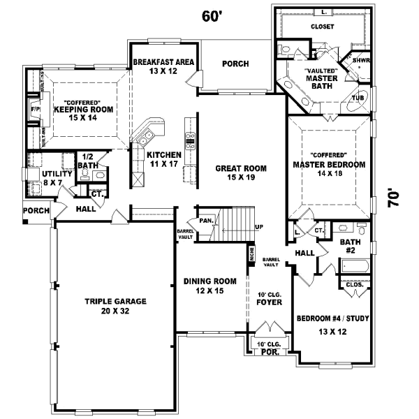 Main Floor Plan: 6-1086