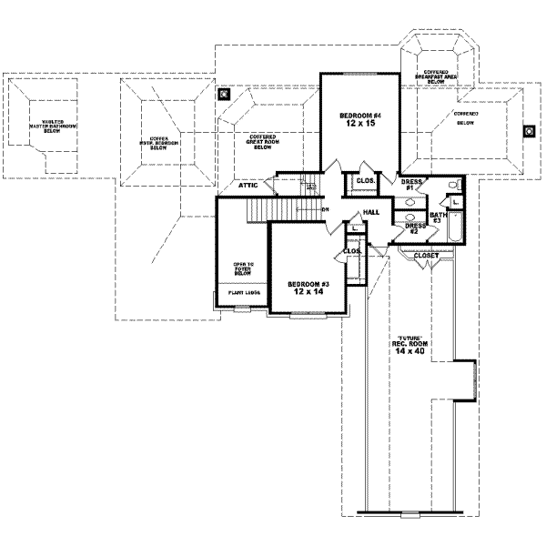Upper/Second Floor Plan: 6-1090
