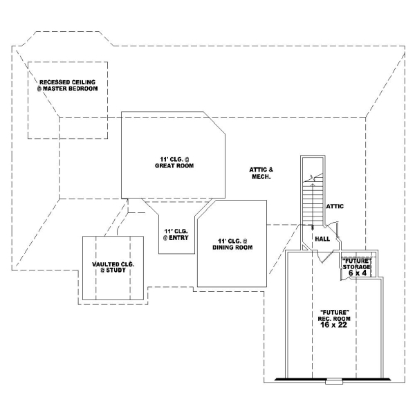 Upper/Second Floor Plan: 6-1091
