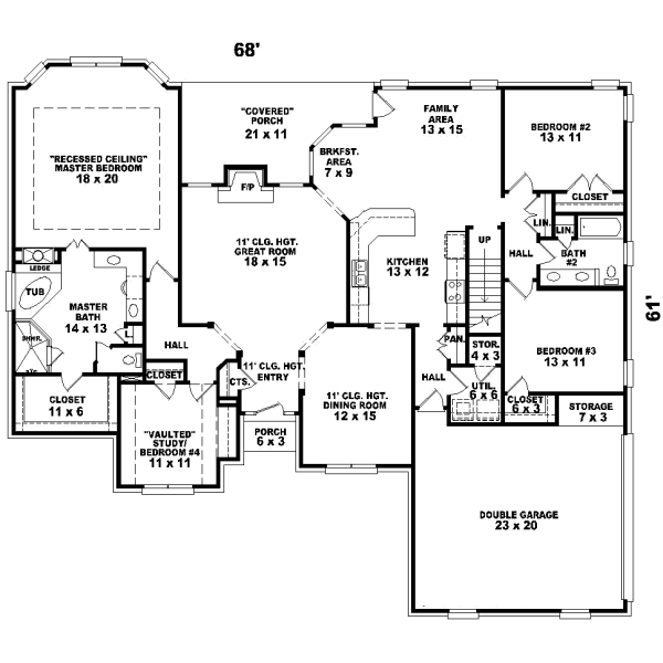 Main Floor Plan: 6-1092