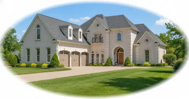 European house plans 6-1094 - front exterior, 3,672 sq ft, 4 bed, 3 bath house plans | Monster House Plans