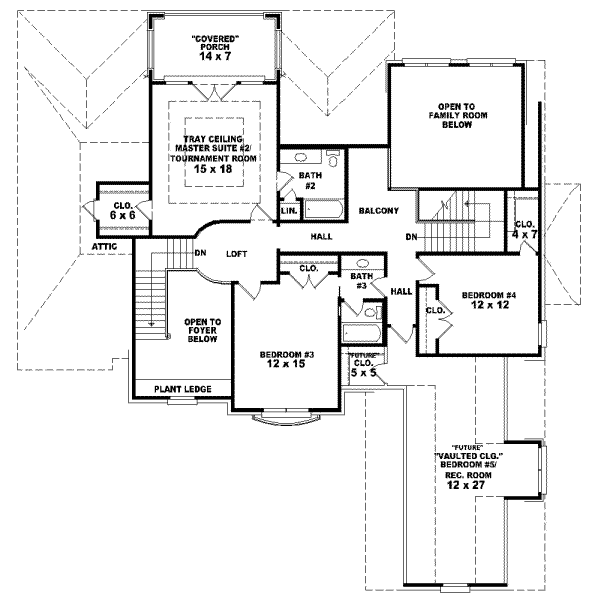 Upper/Second Floor Plan: 6-1095