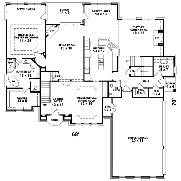 Main Floor Plan: 6-1098