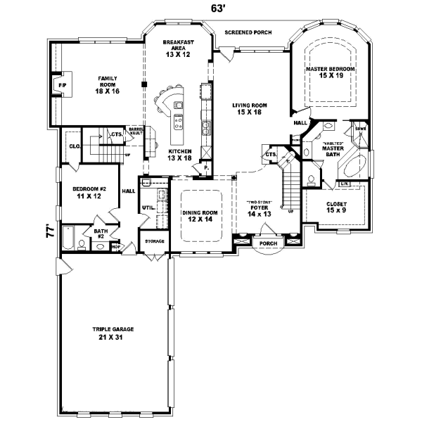 Main Floor Plan: 6-1099