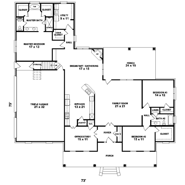 Main Floor Plan: 6-1102