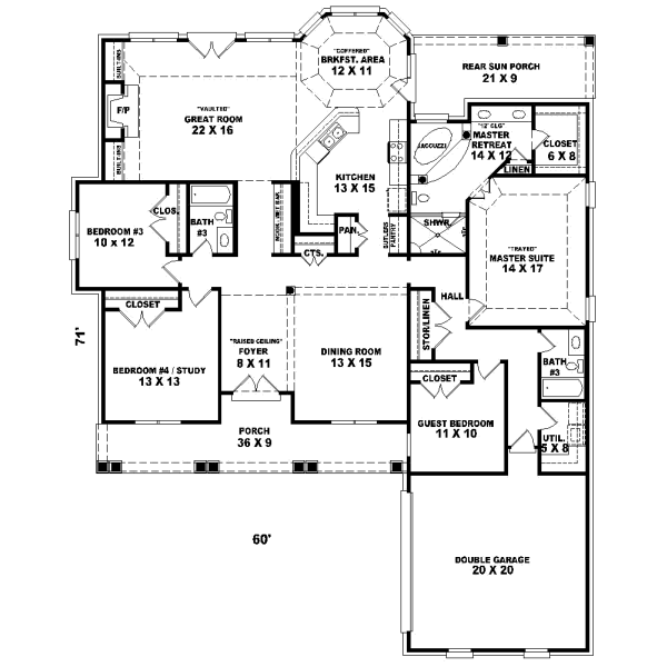 Main Floor Plan: 6-1105