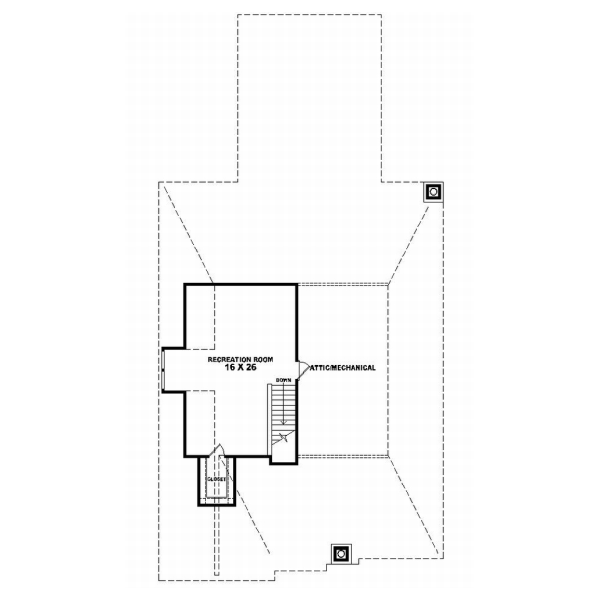 Upper/Second Floor Plan: 6-1106